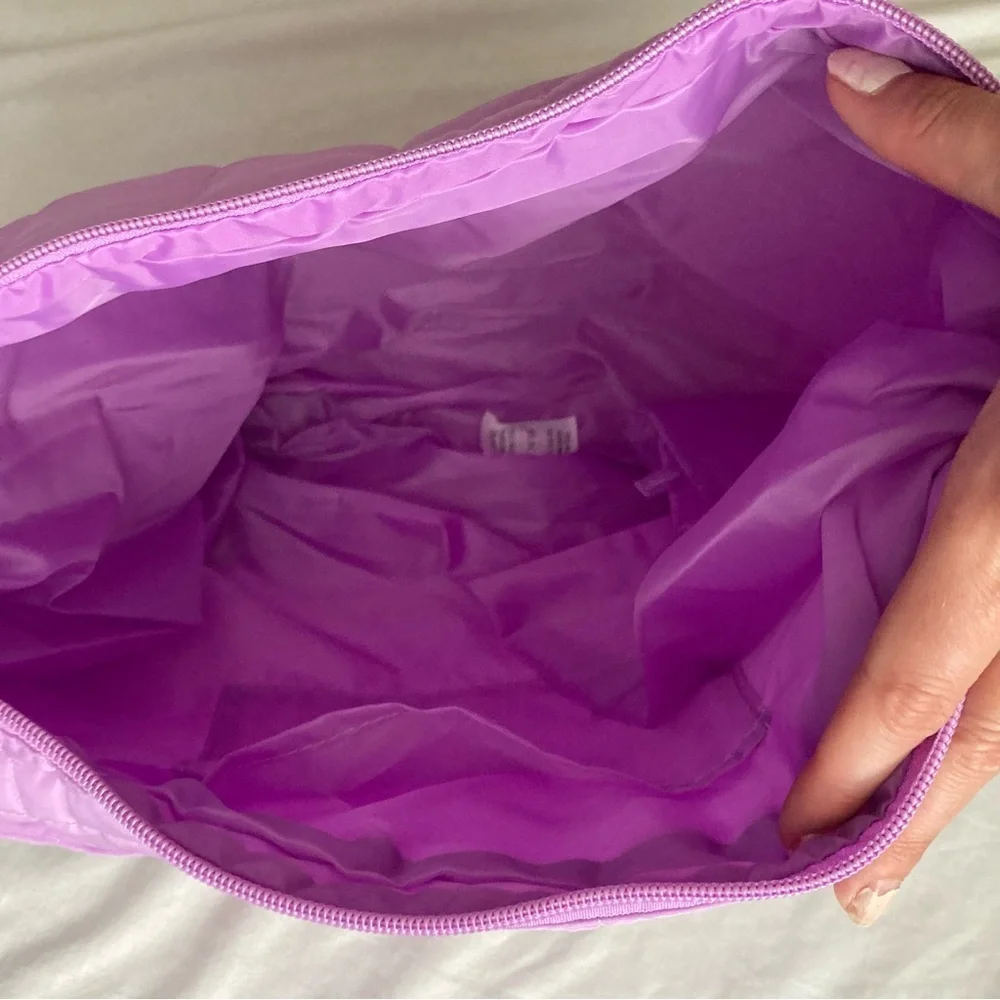 NWT Ulta Beauty Quilted Purple Hobo Bag- FREE WITH $20 Purchase